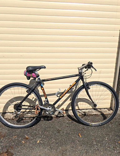 Orange clockwork bike circa - bike,