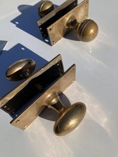 victorian round and oval brass