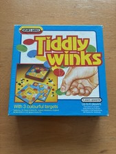 Vintage Spear's Games Tiddly Winks Traditional Family Game 1984