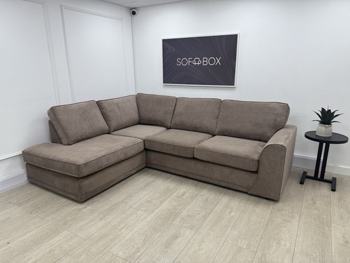 Dfs orka velvet corner sofa - velvet,