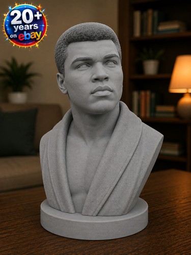 Muhammad ali statue home - statue,