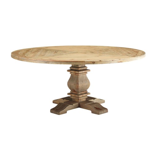 Column round pine wood - column, 71"