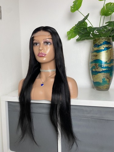 Human hair straight wig 4by4 - straight, wig,