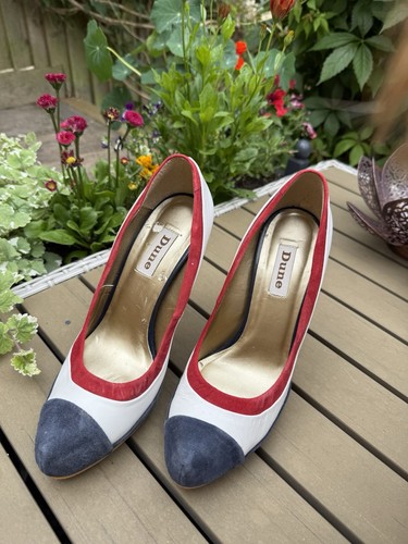 Dune pronto leather high heel - high,