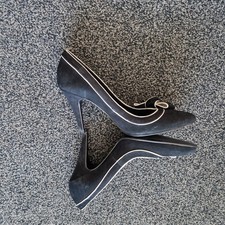 Dolcis Black Heeled Shoes Size