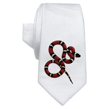 'Milk Snake' White Tie /