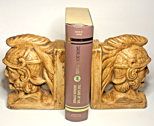 Vintage bookends knights - bookends, or