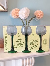 Vintage 1970s Luminarc Green