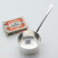 Small Brandy Warming Pan - Army & Navy #3 - Antique Silver Plated