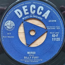 Billy Fury - Margo ORIG UK Decca 45!!