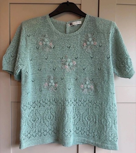 Vintage wool warm - wool, green