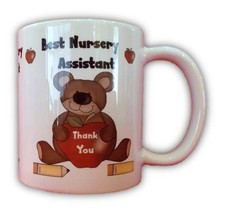 Best Nursery Assistant White 11oz Mug - Thank You Teacher Gift With Box