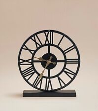 Black Skeleton Mantle Clock