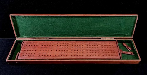 Antique handmade cribbage - antique,