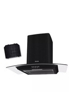 Abode Glass Cooker Hood Black
