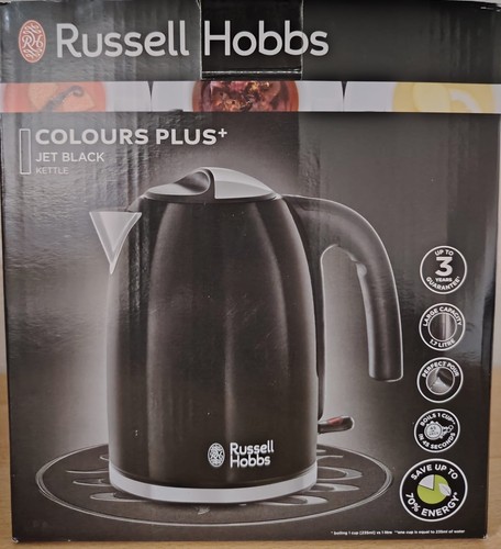 Kettle jet black colour - kettle, plus