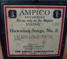 Ampico reproducing roll - reproducing,