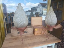 Massive PAIR Art Deco Wall Lights Period Genuine Decorative FREE DELIVERY 