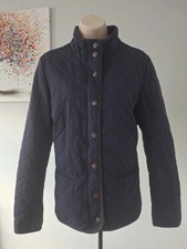 Fat Face Quilted Jacket Navy