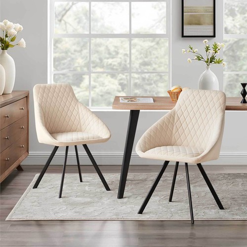 Set dining chairs - set, velvet