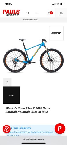 Bike giant fathom 29er 2020 - 29er,