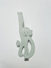 White Monkey Door Hanging Hook