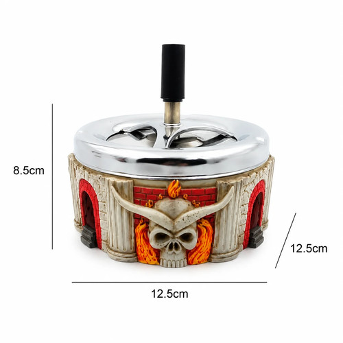 Temple spinning ashtray 13cm - temple,