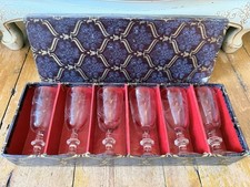 6x Vintage Boxed Cordial
