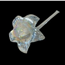Vintage Iridescent Glass Lily