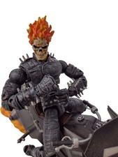 Ghost Rider Action Figure with Motorcycle Flame Wheels Marvel Collectible