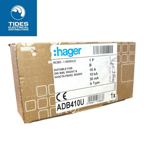 Hager rcbo amp 30ma type - type, b