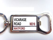 SARACENS STADIUM STREET BADGE ROAD SIGN BOTTLE OPENER KEYRING PIN GIFT