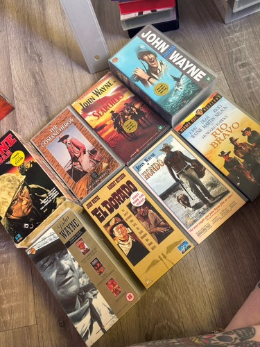 John wayne vhs collection - wayne,