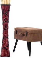 Large Floor Vase for Home Decor For Auction Red 13 x 13 x 71cm 1 PCS