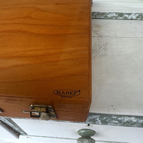 Mabef wooden slide tray - wooden,