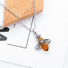 Wholesale Clearance - Bee Resin Pendant Necklace 50cm Chain