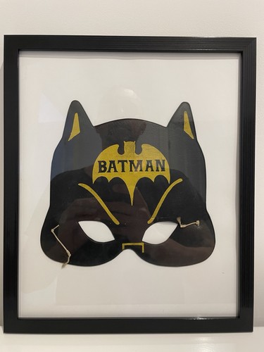 Vintage batman rubber costume - rubber,
