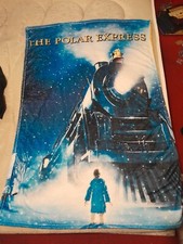 The Polar Express Blanket Flannel Throw for Sofa Couch Bed Kids Christmas Film