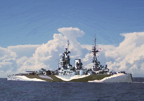 Hms rodney hand finished - hms,