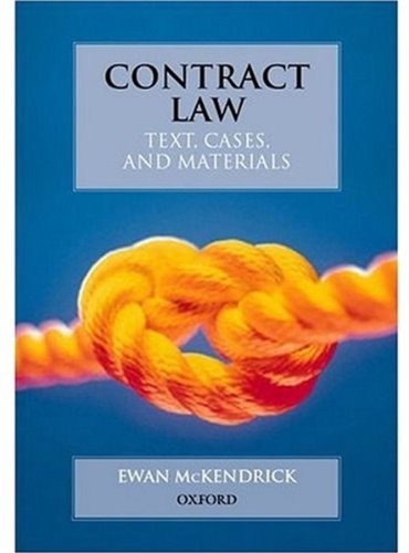 Contract law text cases and - contract,