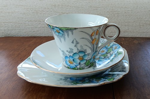 Vintage 1930s trio china - 1930s,