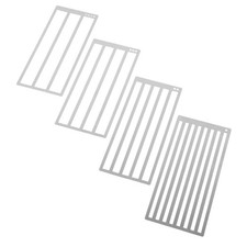 4pcs Rhinestone Ruler