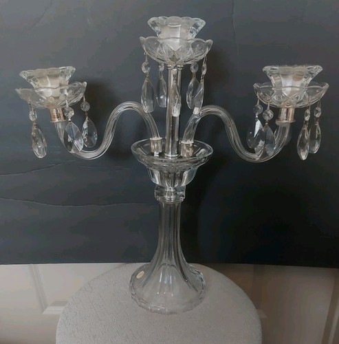 Crystal clear candleabra - crystal,
