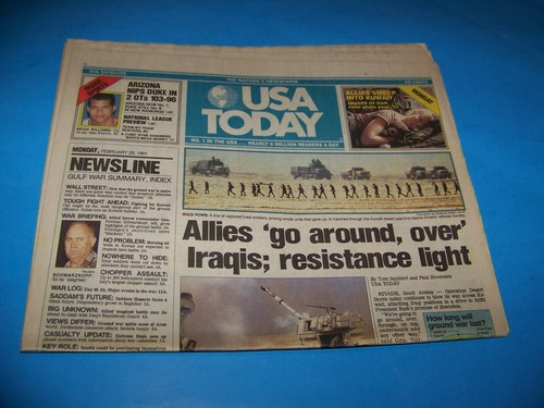 Usa today february - today, 1991