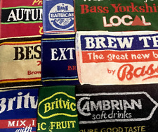Assorted Vintage Beer Towels/Bar Cloths - Man Cave/Garden Bar