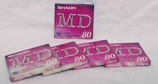 5x Sharp MD-R 80 MiniDisc -