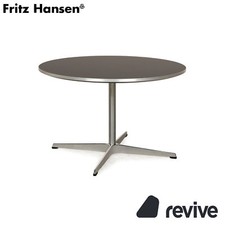 Fritz Hansen AJ Wood Coffee Table Black 75 x 75 x 47 cm