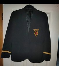 Girls 1880 club black blazer 16yrs chest 38 With Magherafelt High School Logo
