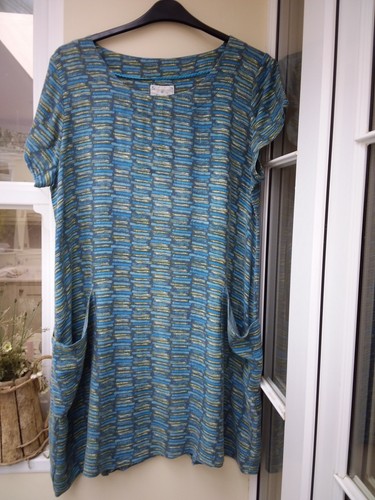 Mistral blue green tunic - green, top