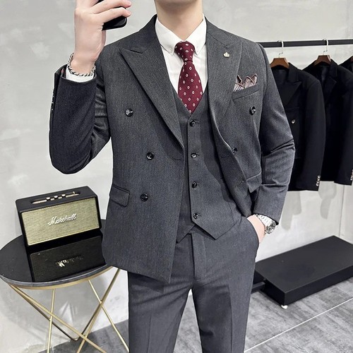 Men piece plaid - piece,